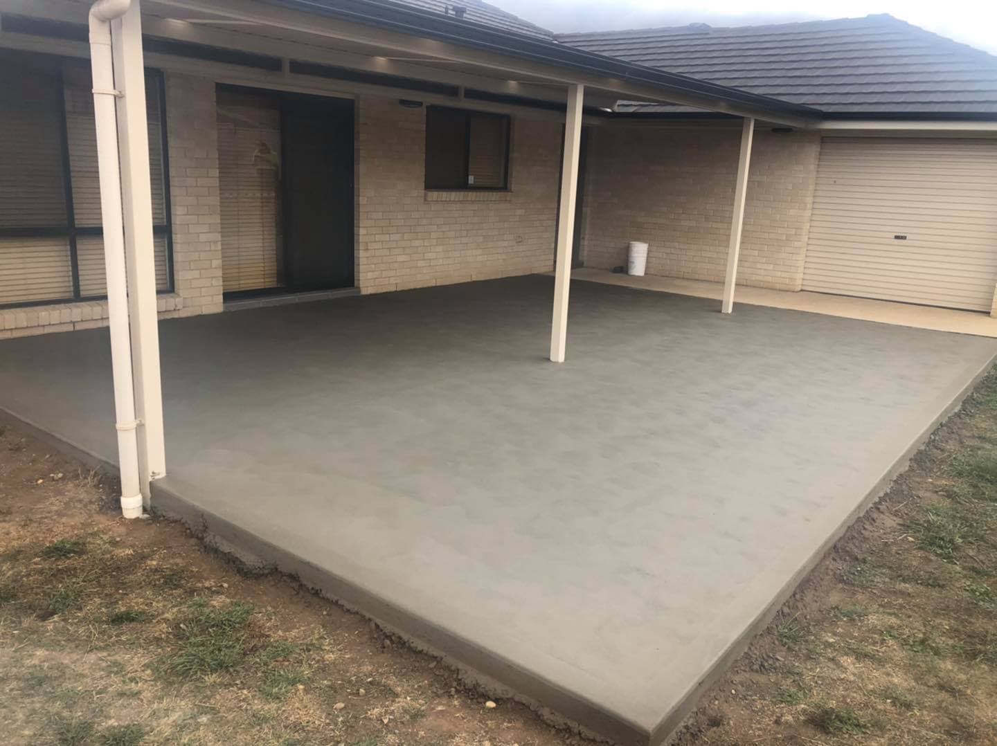 Stamped Concrete Patio - After